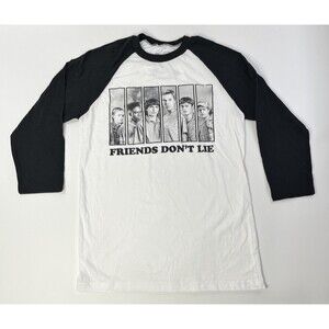 Stranger Things Shirt Womens Extra Small Friends Don’t Lie Raglan 3/4 Sleeve